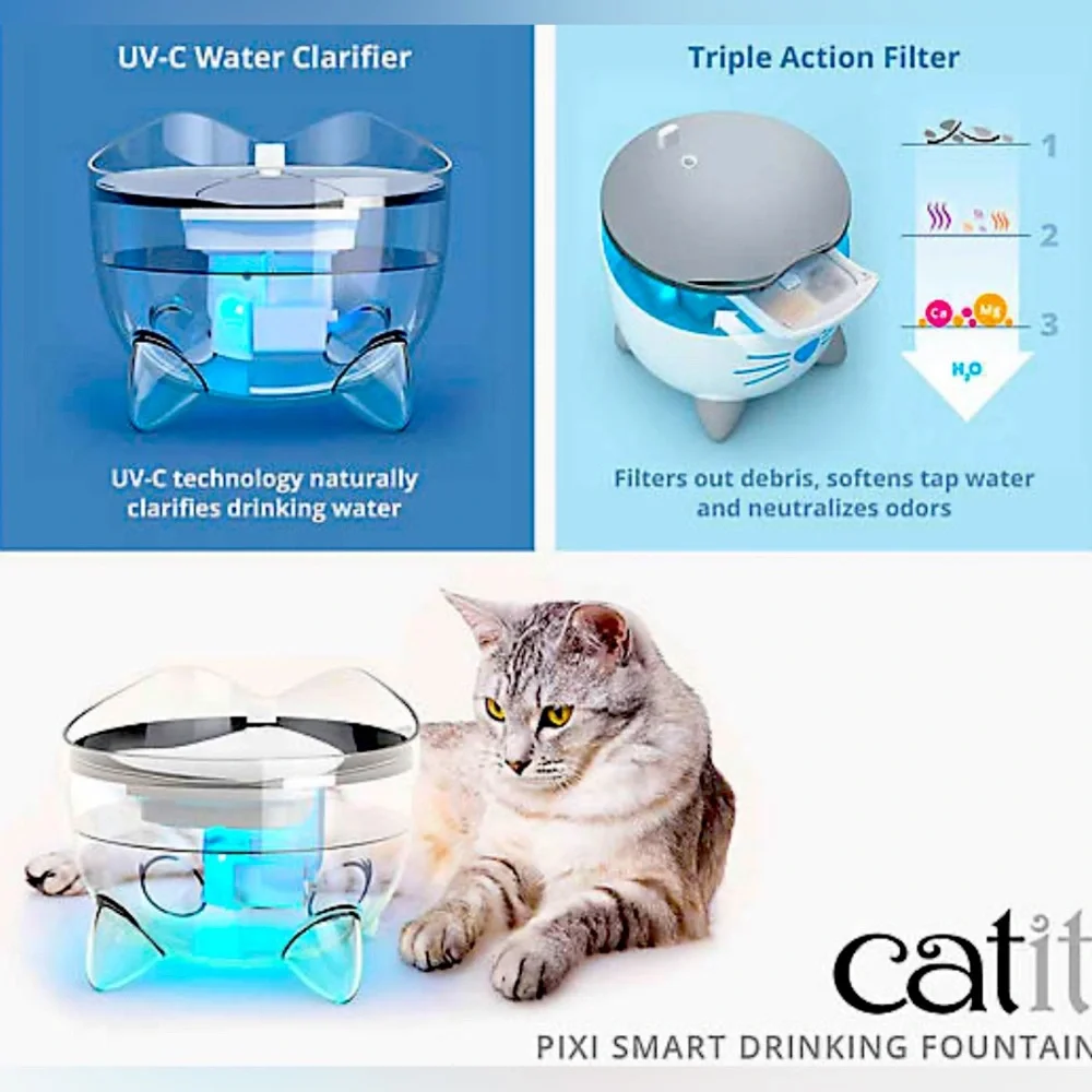 NWT • Catit • PIXI• Smart Drinking Fountain • For Cats
